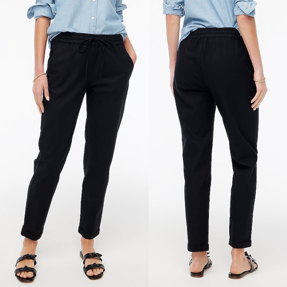 J. Crew Factory Black Drawstring Jogger Pants